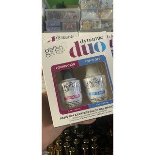 Cặp Base + Top Gelish Dành Cho Sơn Gel Rất Bóng Và Bền 15ml x 2