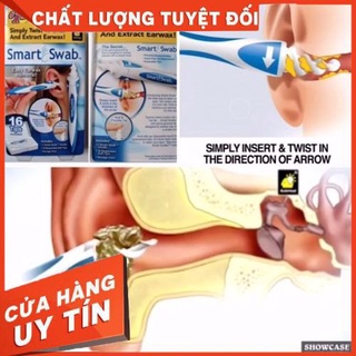 [XẢ KHO+FREE SHIP] Dụng Cụ Lấy Ráy Tai Smart Swab
