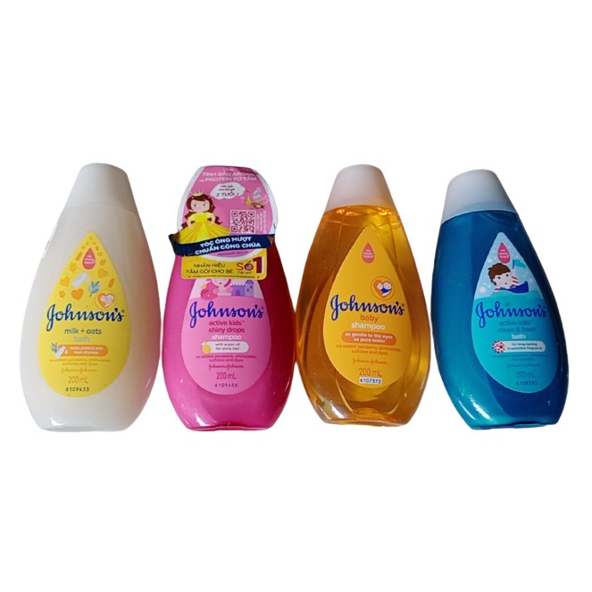 Sữa tắm/ Dầu Gội Johnson Baby 200ml