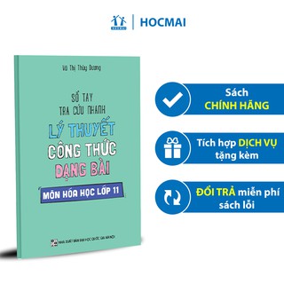 Sách - Sổ tay tra cứu nhanh lý thuyết công thức dạng bài môn Hóa học lớp 11