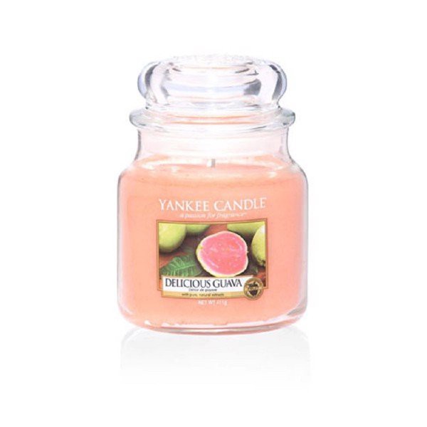 Hũ nến thơm Delicious Guava Yankee Candle YAN5225 (Size M 411g)