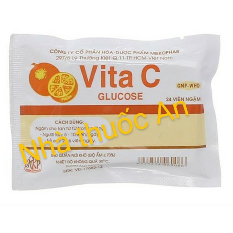 Kẹo ngậm Vita C Glucose