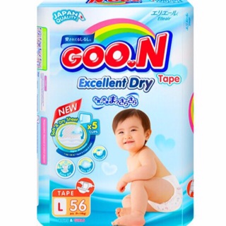 )m Tã Bỉm Goon Slim Dán M66/L56/XL50