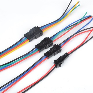 Bộ 10 Cặp Đầu Cáp Nối Jst Sm 2p 3p 4p 5p 6p Đèn Led Chất Lượng Cao