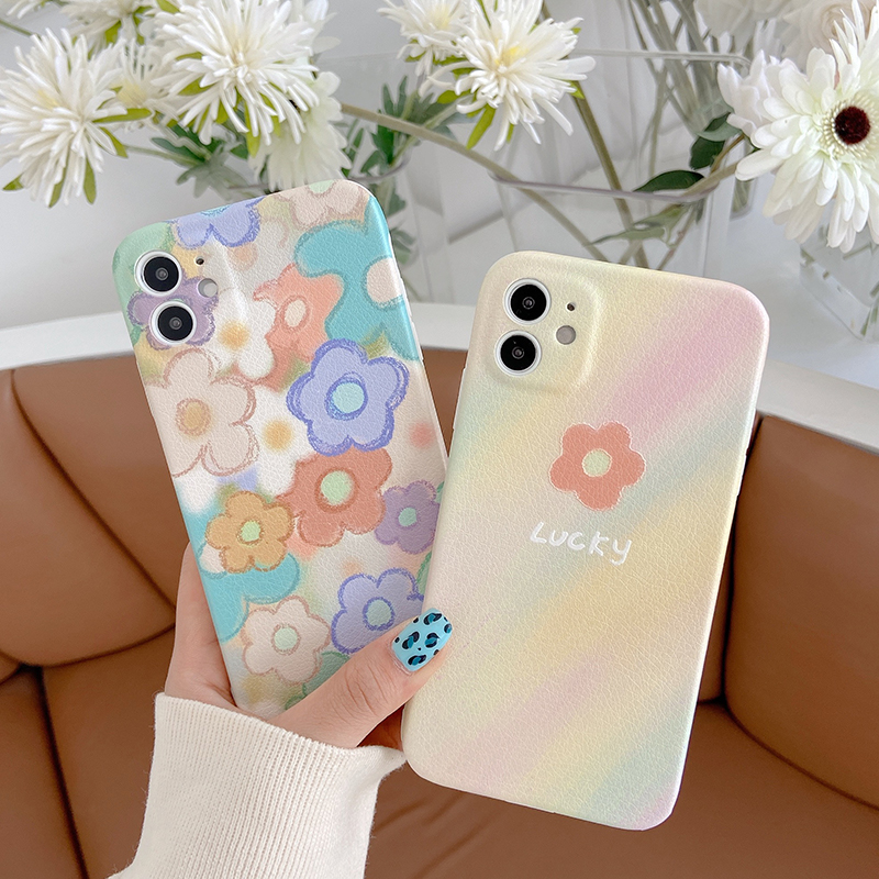 Ốp Điện Thoại Da Cừu Họa Tiết Hoa Xinh Bắt Mắt Cho Iphone 12 Pro Max Mini Iphone Se2020 11pro Max Ix Xr Xs Max 7 8 Plus | BigBuy360 - bigbuy360.vn