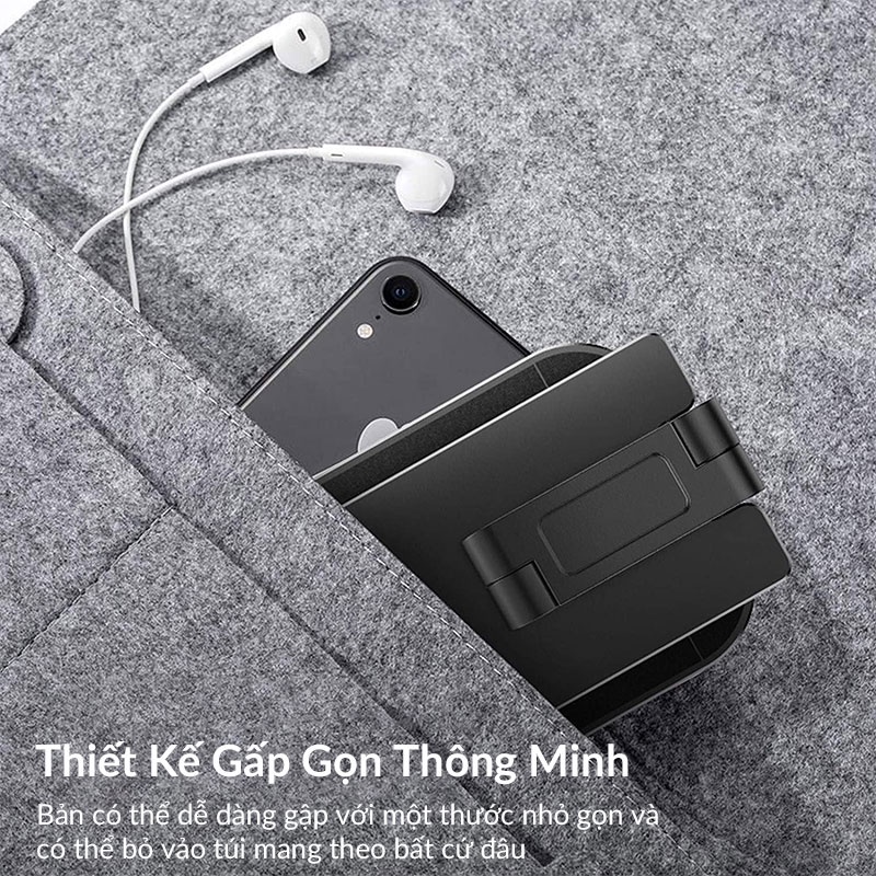 Giá Đỡ Điện Thoại Bằng Nhôm Cao Cấp Understand Tùy Chỉnh Độ Cao Chịu Lực Cực Tốt Njoyshop