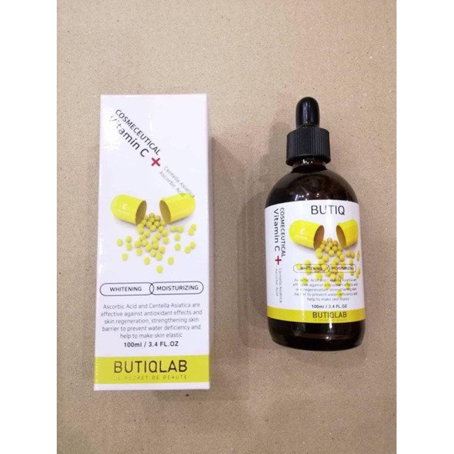 Vitamin C ButiQ tăng sự đàn hồi da, dưỡng da chuyên sâu hàng chuẩn loại 1