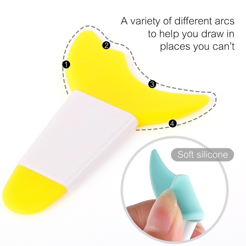 Dụng Cụ Silicone Hỗ Trợ Kẻ Mắt Mascara Đa Năng