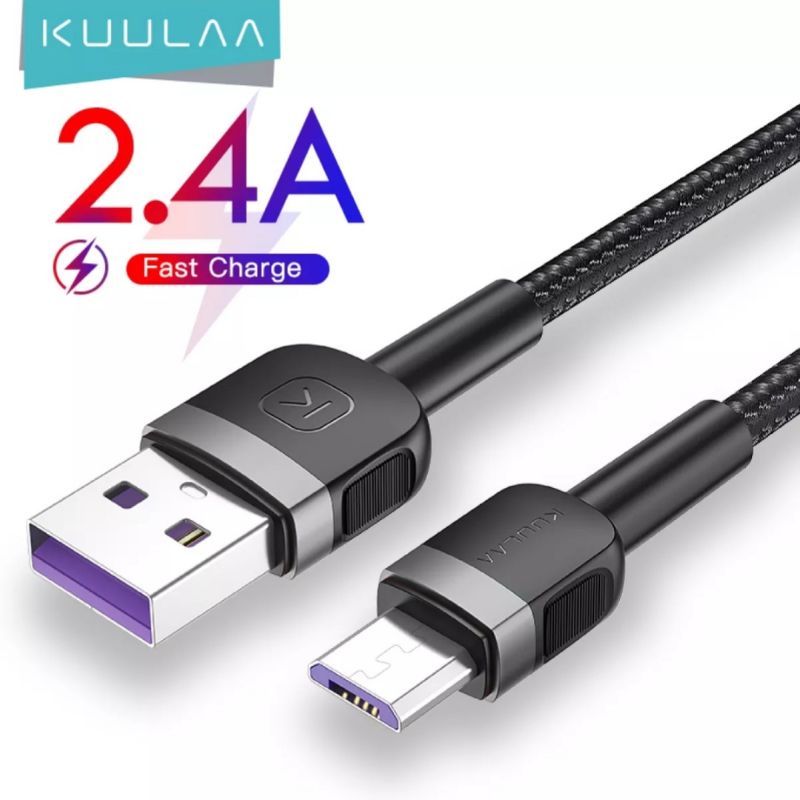 Cáp micro USB KUULAA cho Xiaomi Samsyng Sạc nhanh Cáp sạc MicroUSB