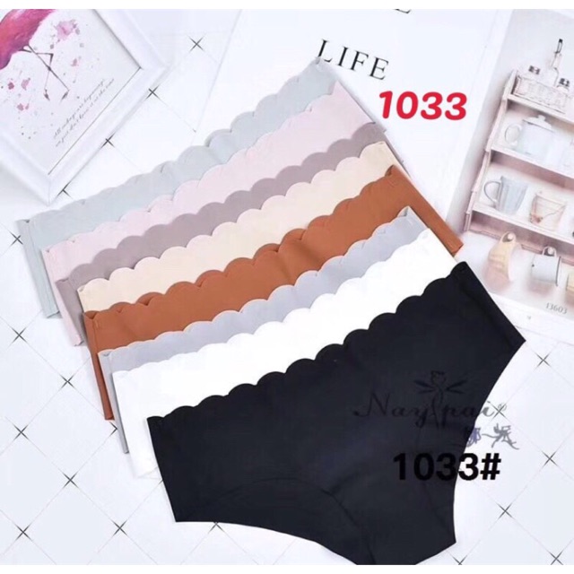 combo 10 quần lót đúc viền lượn sóng 1033