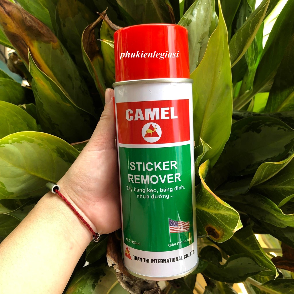 Chai Xịt Tẩy Nhựa Đường Ô Tô , Chai Tẩy Keo , Băng Dính, Keo Decal CAMEL 450ML