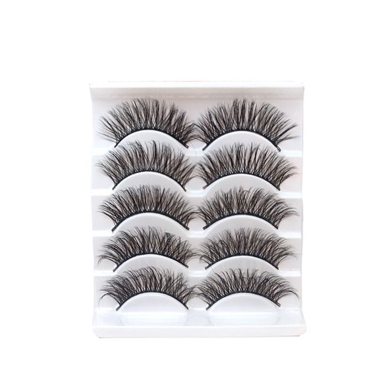 [Hàng mới về] Bộ Lông Mi Giả Mềm Mại Tự Nhiên Phong Cách 3d Thủ Công Chuyên Nghiệp