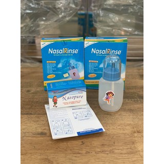 Bình rửa mũi trẻ em Nasal Rinse (Tặng kèm 30 gói muối rửa mũi)