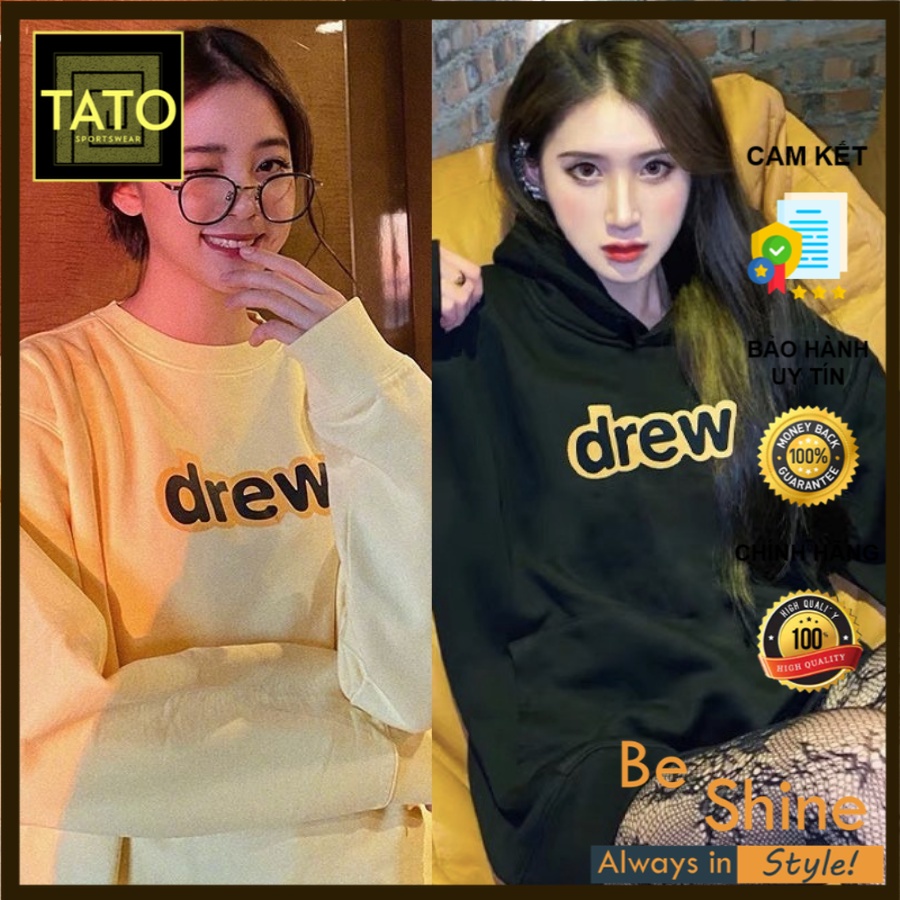 Áo Sweater Drew House - Áo Nỉ Bông Unisex Form Rộng Mẫu Mới 2022 - TATO Unisex Clothing