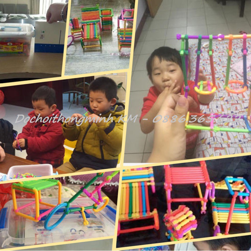 Túi nhựa LEGO luồn hạt hình học, lắp ráp không gian 3 chiều, domino, xây dựng nhà cửa... LINK TỔNG HỢP