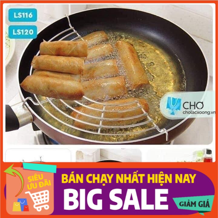 Vỉ Gác Chảo Chiên Đồ Ăn Bằng Inox Thông Minh 28cm