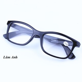 Mắt Kính Lão Đọc Sách Gọng Đen Dẽo, Gọng Có Lò Xo Trợ Lực