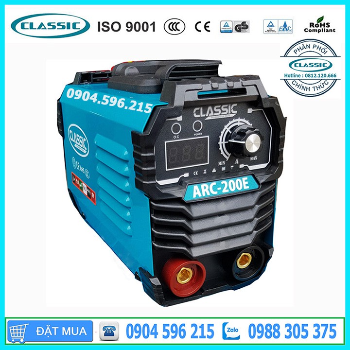 MÁY HÀN CLASSIC ARC-200E - MÁY HÀN MINI GIA ĐÌNH CHÍNH HÃNG