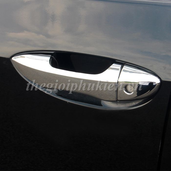 Bộ ốp tay nắm, hõm cửa xe Toyota Corolla Altis 2016-2022 -mạ Crom( hàng cao cấp)