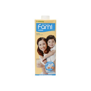 Sữa đậu nành fami hộp 1 lít nguyên chất/canxi