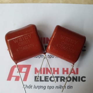 10 CON TỤ CBB 475K 475J (4.7uf) 630V HÀNG MỚI