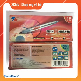 Bút lông dầu TL PM04/PM09 Viết 2 đầu [ MỰC BƠM ĐƯỢC ]