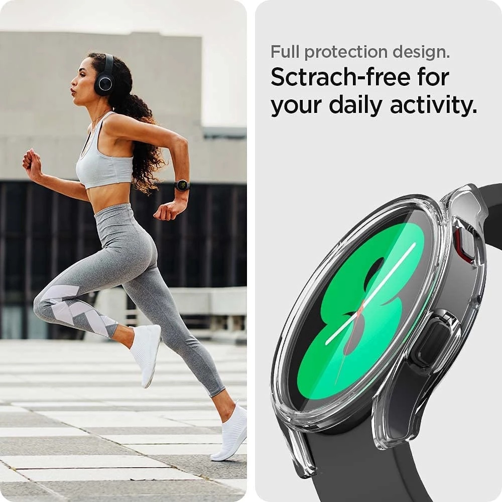 Ốp Bảo Vệ Mặt Đồng Hồ Kèm Miếng Dán Màn Hình Cho Samsung Galaxy Watch 4 40mm 44mm