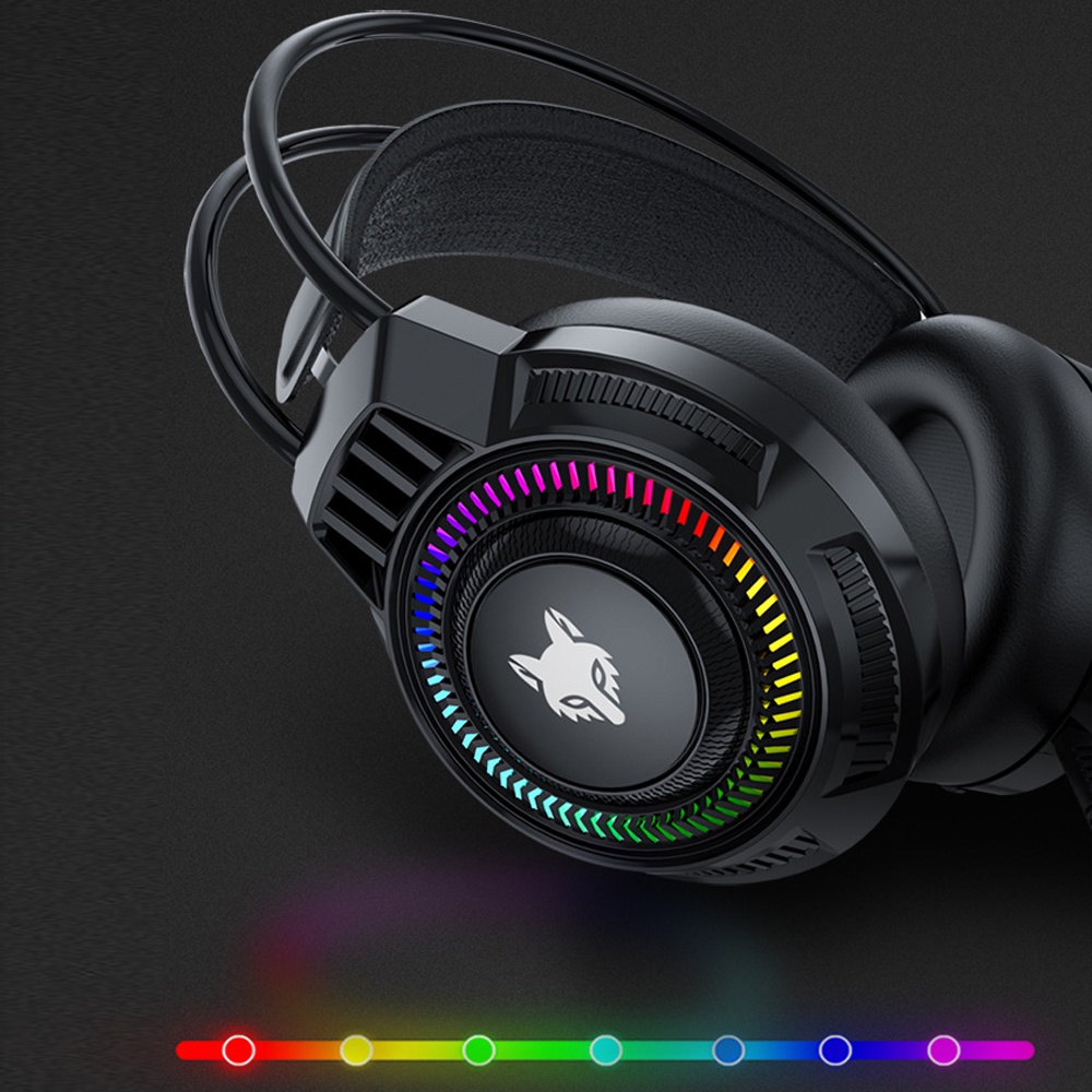 Tai Nghe Chụp Tai Gaming YH66 Có Mic Dùng 2 Giắc Chia 3.5mm