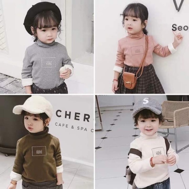 Áo Len Nỉ 5p cho bé(4c)