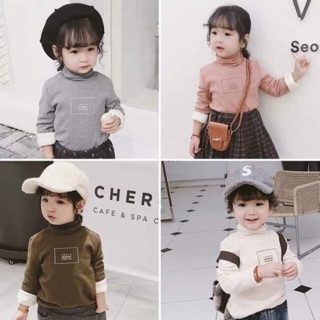 Áo len nỉ 5p cho bé