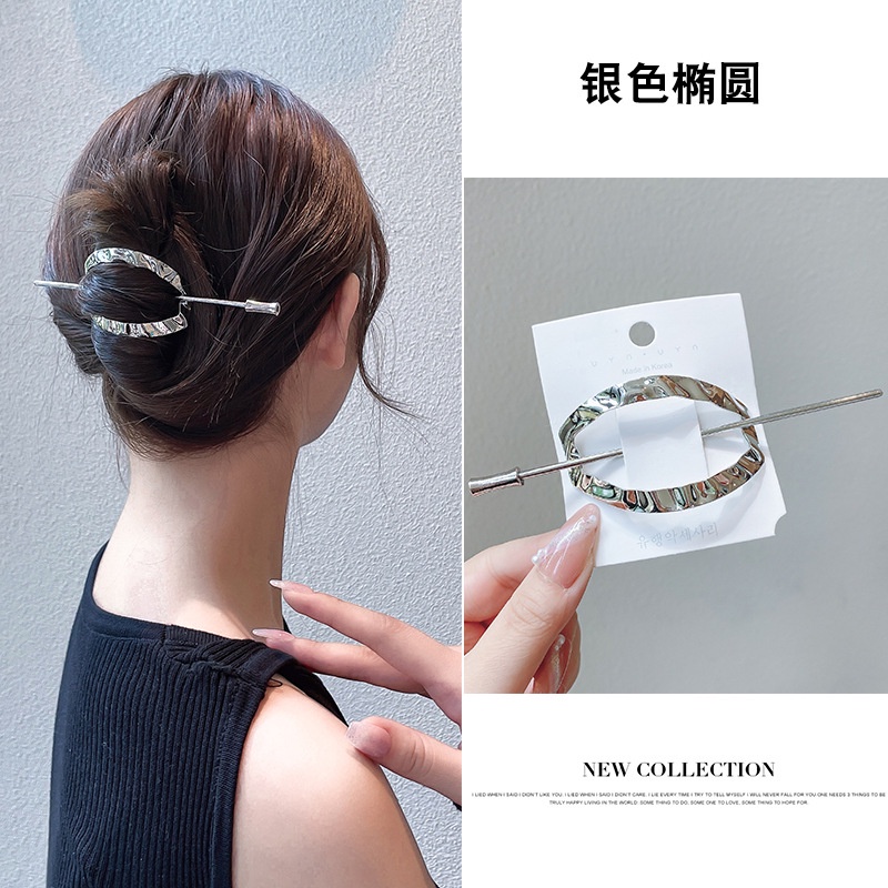 PVN43019 Kẹp Tóc Kim Loại Đơn Giản Thời Trang Nhiều Kiểu Dáng Tùy Chọn Cho Nữ Giá Rẻ