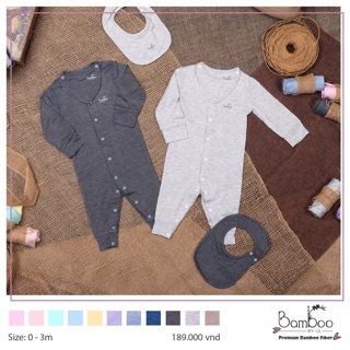 Bộ body bamboo sơ sinh