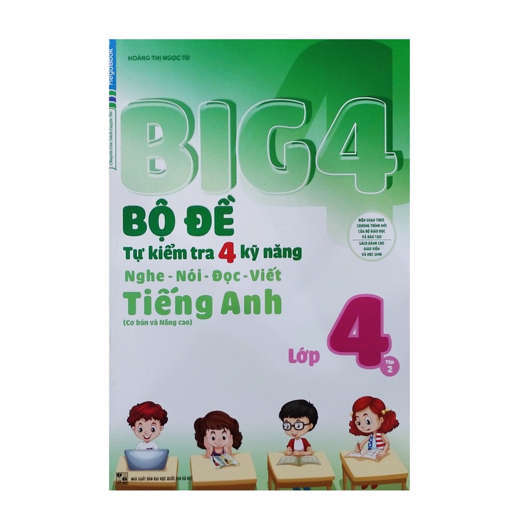 Sách - Big 4 bộ đề tự kiểm tra 4 kỹ năng tiếng anh lớp 4 tập 2