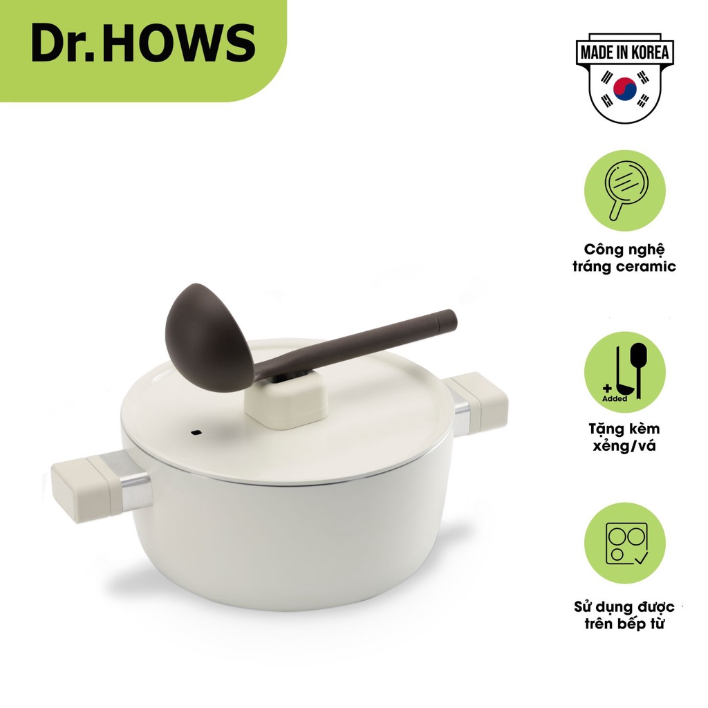 Nồi nấu chống dính Dr.HOWS Lumi Pot 20cm