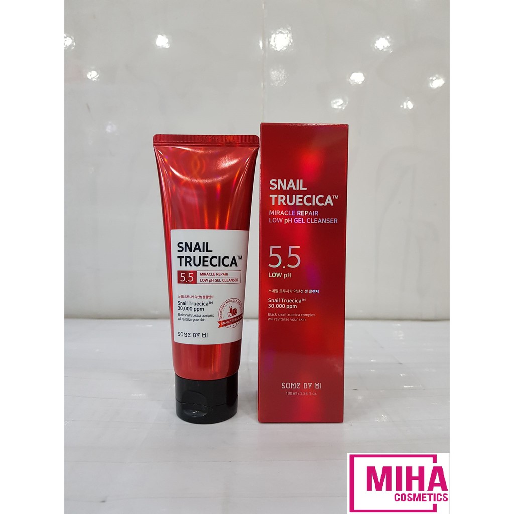 Sữa Rửa Mặt Some By Mi Snail Truecica Miracle Repair Low PH Gel Cleanser 100ml Hàn Quốc
