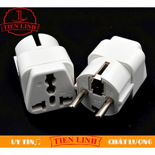 Phích cắm chuyển 2 chấu sang 3 chấu từ 0~250V tiện dụng