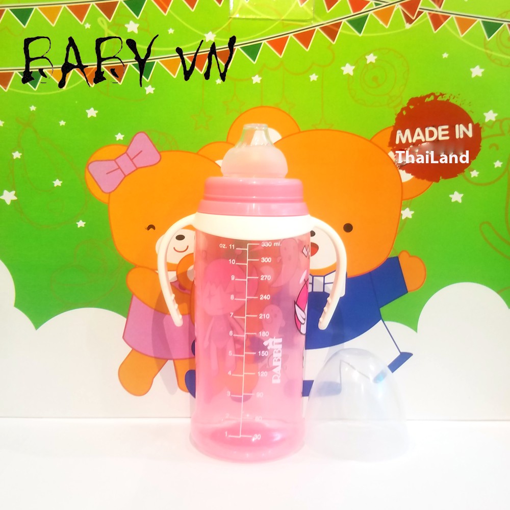 Bình sữa Thái Lan cổ rộng cho bé 330ml Babyvn Shop HC220