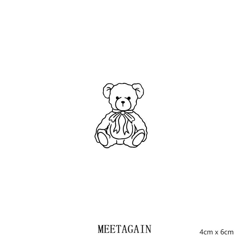 Hình xăm dán tạm thời chống nước 4cm x 6cm bền màu đến 15 ngày S-034