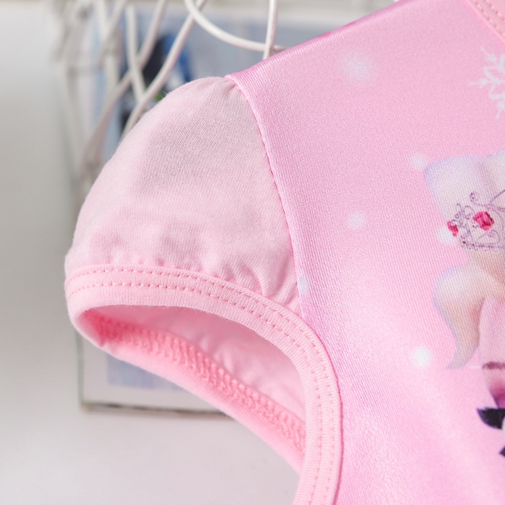 Váy đầm công chúa Elsa xinh xắn với chân váy cầu vồng cho bé 3-8 tuổi