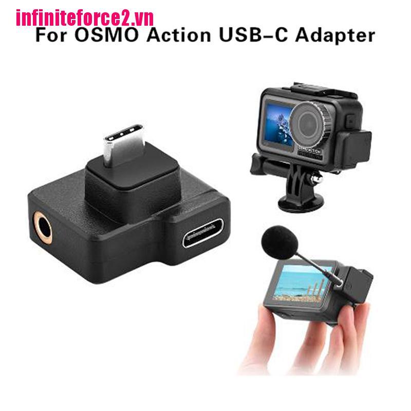 DJI Bộ Chuyển Đổi Usb-C Kép 3.5mm Cho Camera Hành Động Osmo | BigBuy360 - bigbuy360.vn