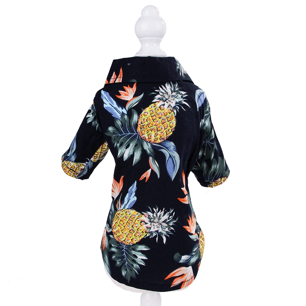 Trang phục họa tiết hoa phong cách Hawaii thoáng khí cho thú cưng