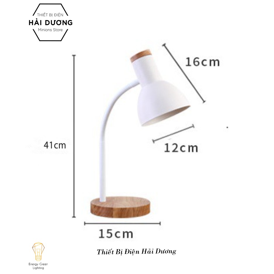 Đèn học bài thông minh cho bé, để bàn làm việc, trang trí Vintage siêu dễ thương DB-3045 - Kèm bóng LED tiết kiệm điện