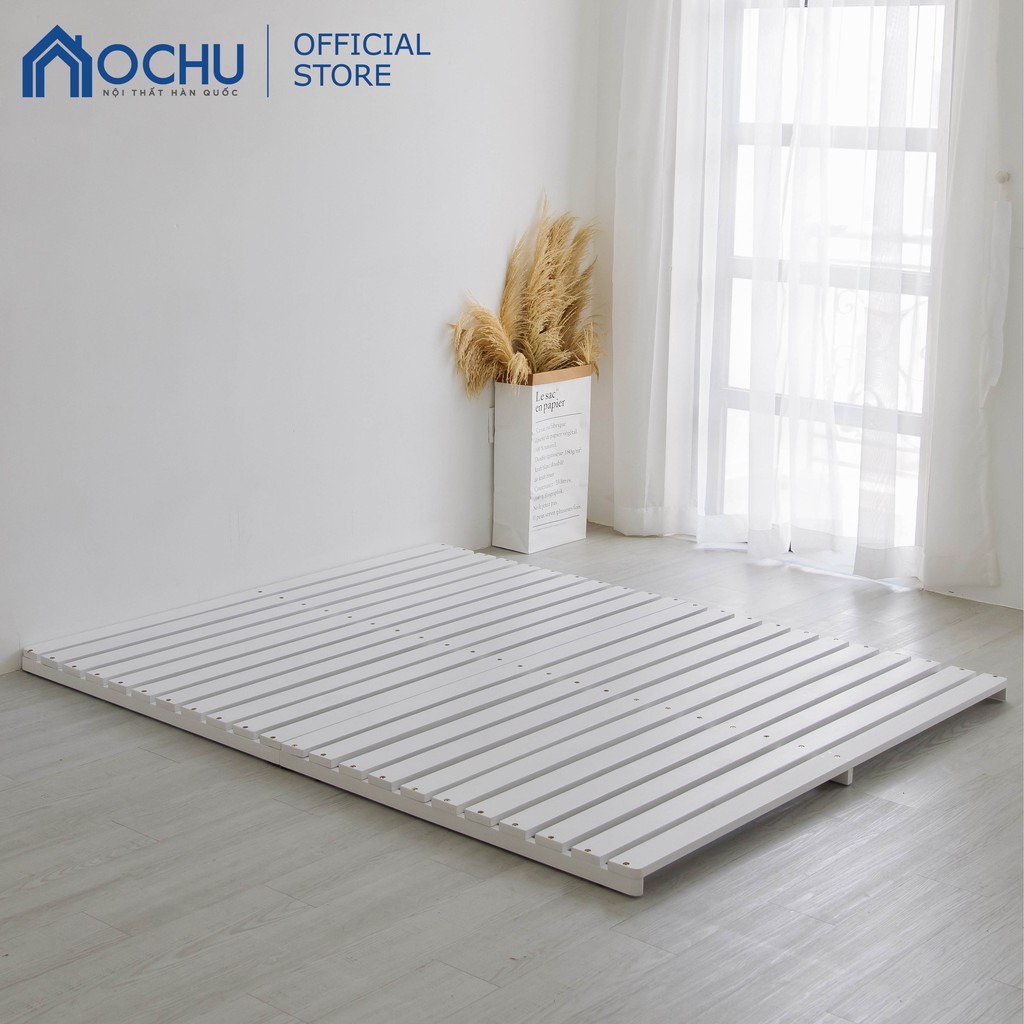 Giường Ngủ Pallet Gỗ Thông OCHU - Nancy Bed - White | BigBuy360 - bigbuy360.vn