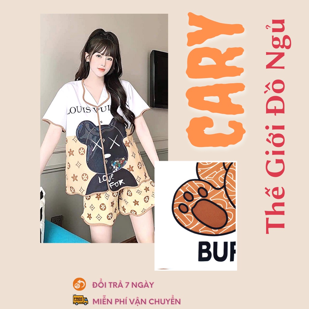 Bộ lụa cánh dơi áo cộc quần đùi cao cấp chất liệu mango CARY