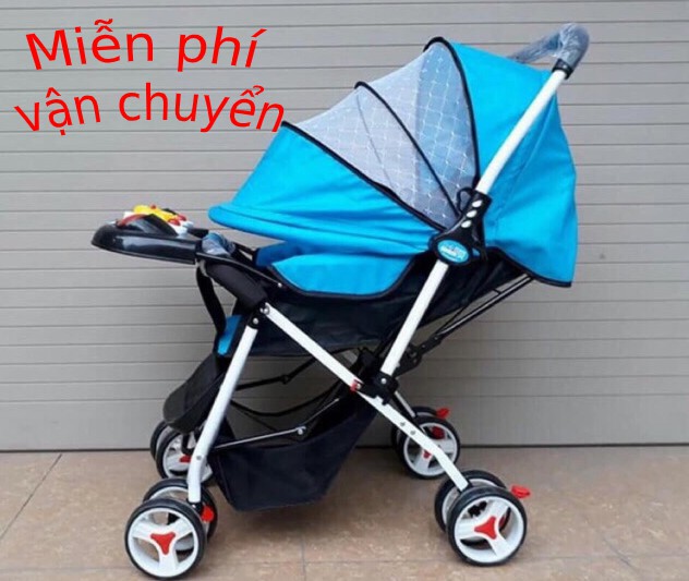 xe đẩy cho bé - Xe đẩy cho bé CAO CẤP GẤP GỌN SIÊU NHẸ - 2 CHIỀU 3 TƯ THẾ