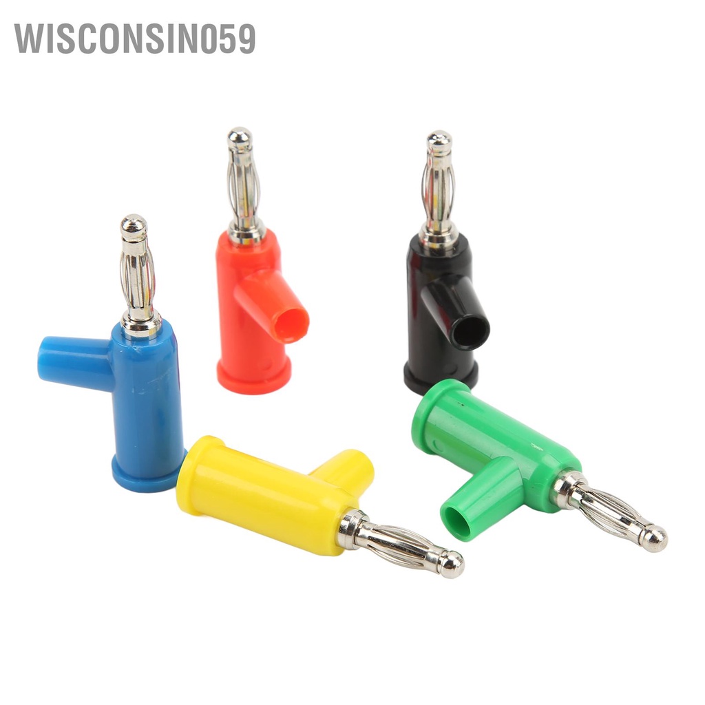Wisconsin059 10 cái J.10028 4mm Chuối cắm Đầu nối không hàn có thể xếp chồng lên nhau cho thiết bị công nghiệp