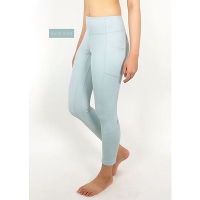 Legging thể thao lửng viền mông 2 túi