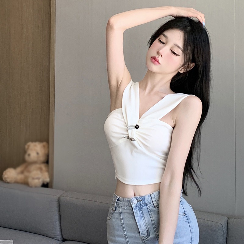 Áo Thun Không Tay Màu Sắc Thời Trang Sành Điệu Cho Nữ