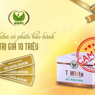 Bột trắng răng T White - Thảo dược tự nhiên