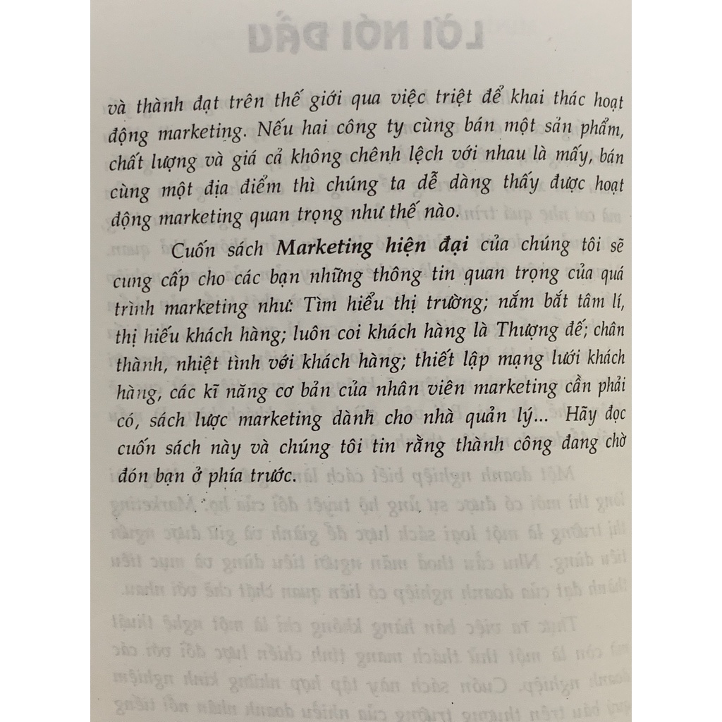 Sách - Marketing Hiện Đại ( Diệp Anh - Minh Đức )